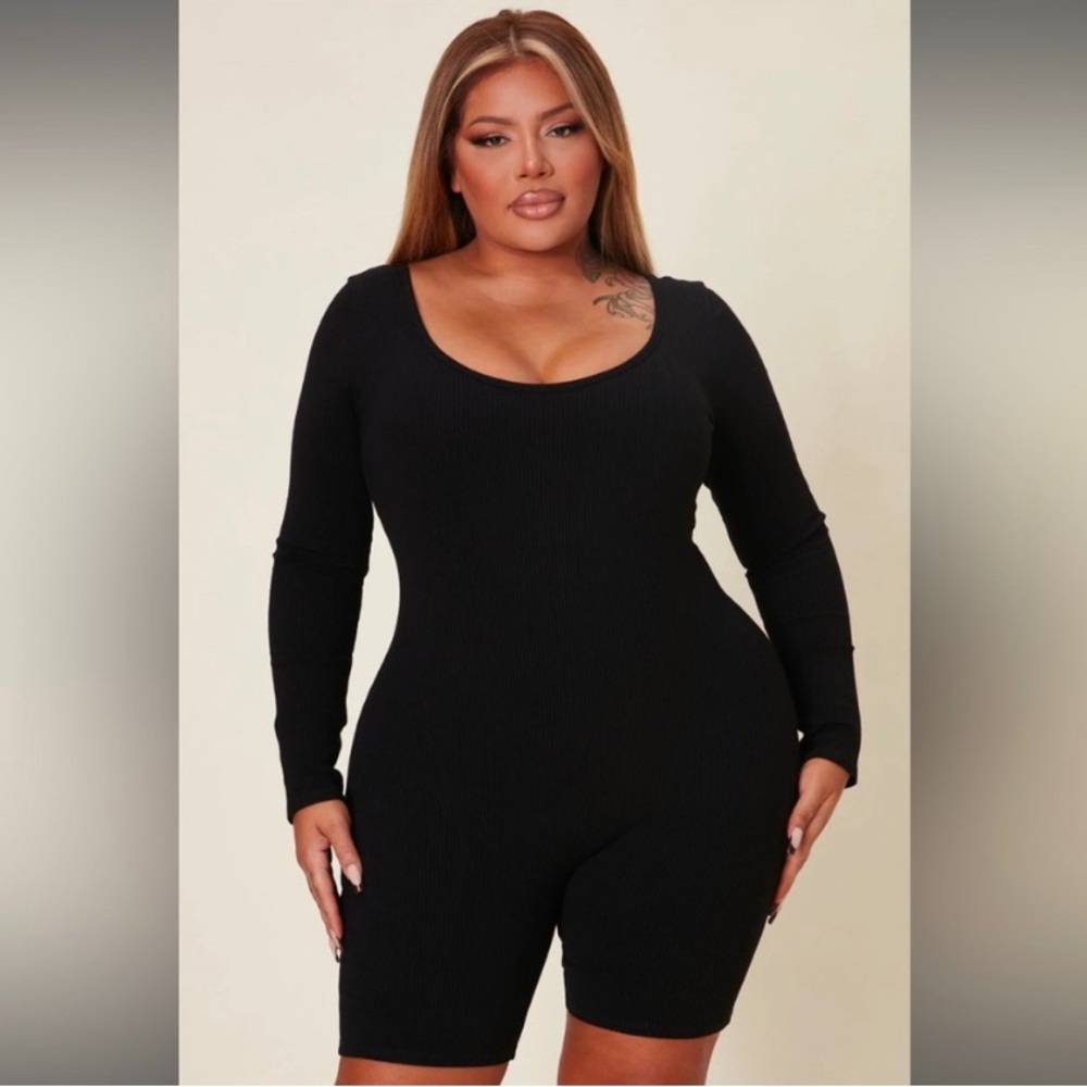 Plus Snatched Romper